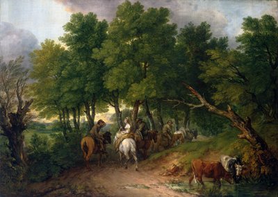 Weg van de markt door Thomas Gainsborough